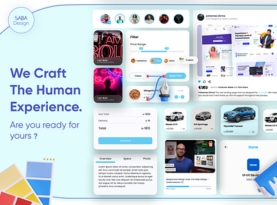 Would you like to get your Human Experience crafted? app design graphic design ui ux