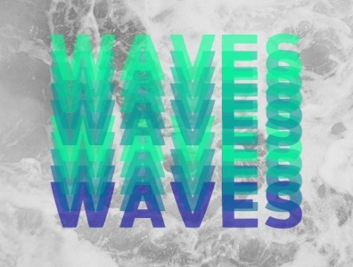 Waves with Easing creative coding generative design motion design processing typography