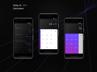 Daily UI : 004 calculator dailyui design ui ui design ux