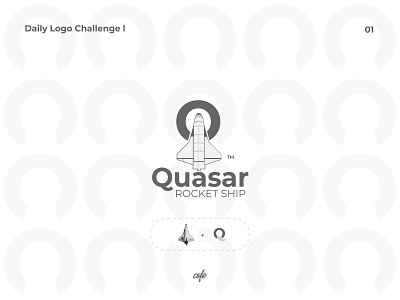 Quasar-LOGO branding dailylogochallenge design flat icon illustration illustrator logo minimal vector