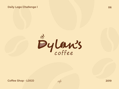 Dylan's - LOGO branding dailylogochallenge design flat icon illustrator logo minimal typography vector