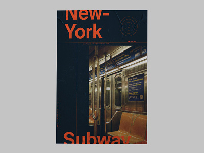 NY subway poster