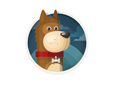 Dog Icon | Zoosale Web animal dog flat icon illustration shape vector web zoo
