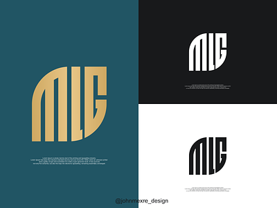 MLG branding business company design graphicdesign illustration logo logos monogram monogram logo