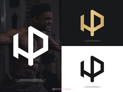 HP branding business company creative graphicdesign logo logos monogram monogram logo monoline