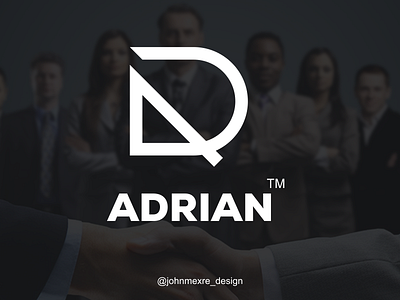 ADRIAN branding business company creative design graphicdesign logo logos monogram monogram logo