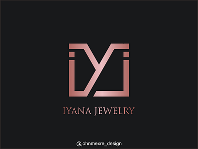 iYj, IYANA JEWELRY artwork branding business company design graphicdesign logo logos monogram monogram logo