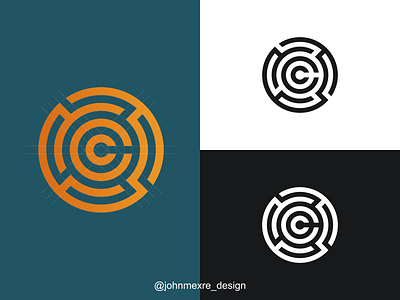 C branding business company design graphicdesign logo logos monogram monogram logo monoline