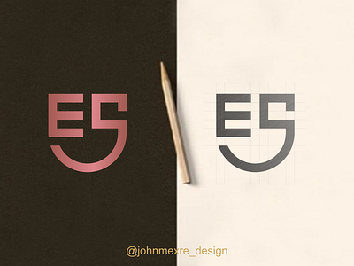 ES artwork branding business company design graphicdesign logo logos monogram monogram logo