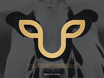 U + COW branding business company design graphicdesign logo logos monogram monogram logo monoline