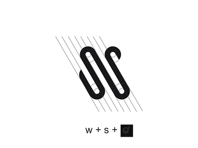 W+ S + snake artwork community company graphicdesign illustration logo logos monogram monoline simple