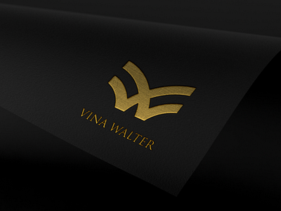 VINA WALTER artwork branding business community company creative graphicdesign logo logos monogram