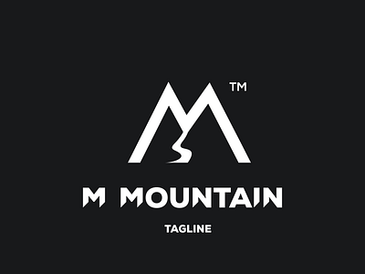 M Mountain artwork branding business community company graphicdesign lineart logo logos monogram monogram logo