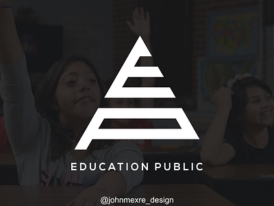 EP, EDUCATION PUBLIC artwork branding company design graphicdesign logo logos monogram monogram logo monoline