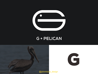 G PELICAN business company design graphicdesign lineart logo logos monogram monogram logo monoline