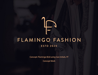 Flamingo Fashion brand design brand identity branding corporate business card creative design design graphic design logo logo design minimalist logo
