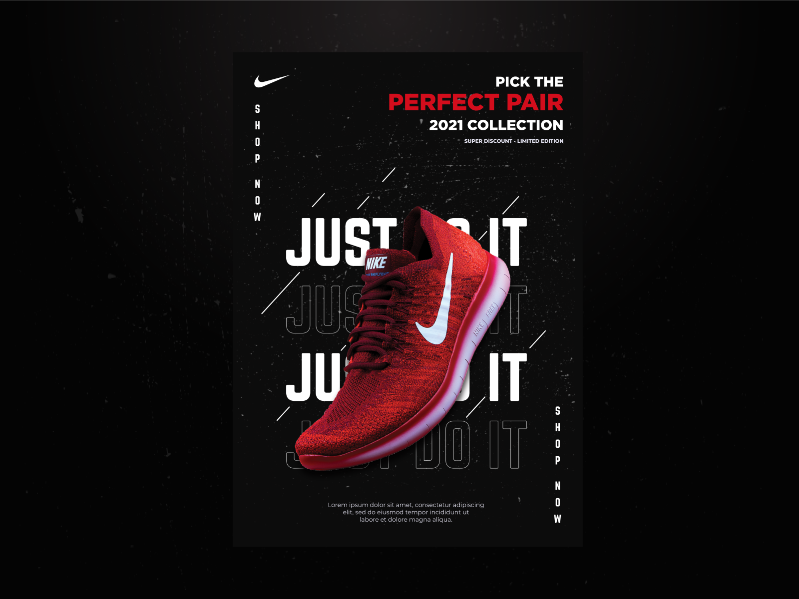 Poster Design (Nike Concept) by Mithilesh Paul on Dribbble