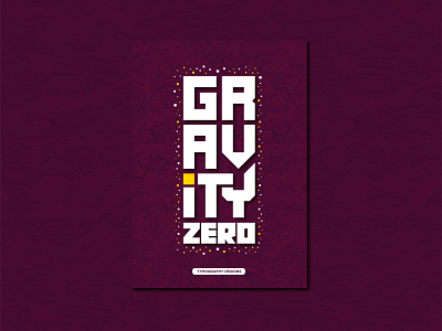 Poster Design (Gravity Zero) brand design brand identity branding creative design design graphic design illustration logo logo design