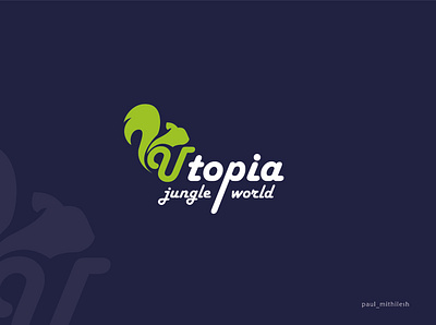 Utopia Logo brand design brand identity creative design design graphic design logo logo design minimalist logo typography