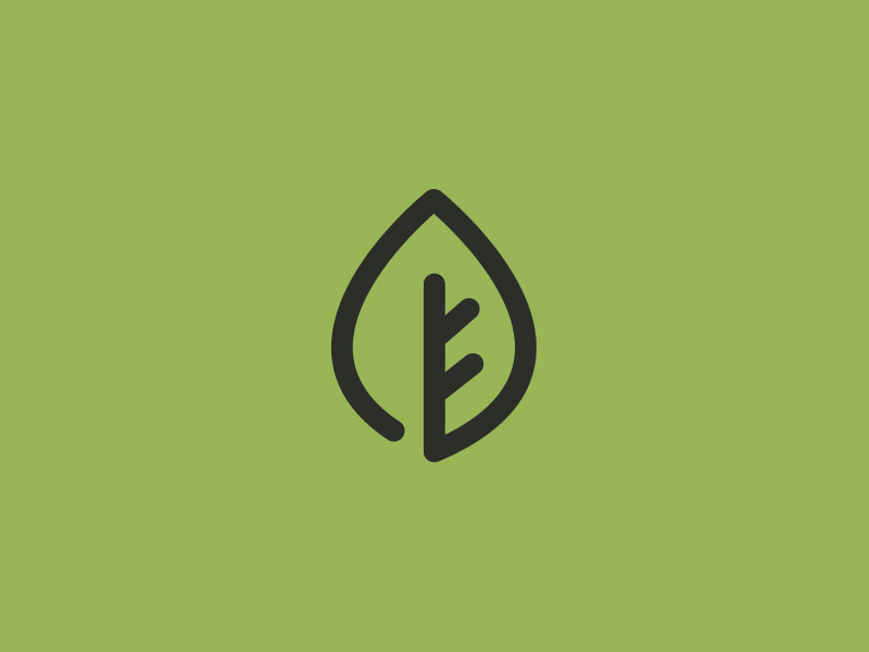 Water droplet/Leaf Logo by Andrew Berkemeyer - Dribbble