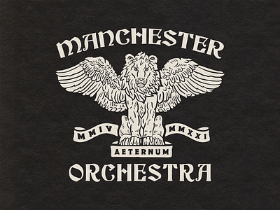 Griffin - Manchester Orchestra band design band merch hat patch manchester orchestra merch design patch shirt design tshirt
