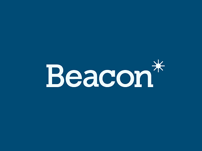 Beacon Logo - Version2 WIP beacon blue brand branding custom type icon logo simple star typography wip