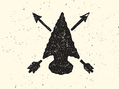 >>-- Arrowhead --> arrow arrowhead camping illustration outdoors simple texture