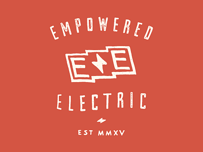 Empowered Electric - Shirt Design bolt electric empowered illustration logo mark shirt