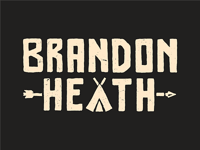 Brandon Heath - Teepee Design brandon heath design hand drawn hand type illustration lettering shirt typography