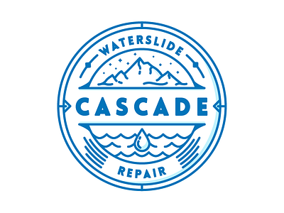 Cascade Waterslide Repair Badge