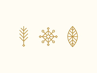 Icons christmas icons illustration leaf logo mark snowflake symbol winter