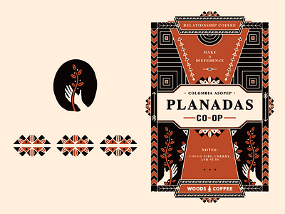 Planadas Packaging/Branding branding coffee hand leaf packaging plant