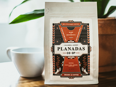 Planadas Packaging branding coffee colombia drink ethnic packaging plant single origin