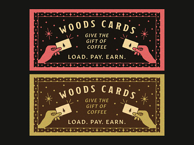 Gift Card Sign coffee gift card hand magic sign stars texture typography woods coffee