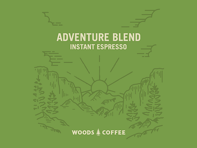 Adventure Blend adventure blend coffee instant espresso mountains sunrise sunset trees