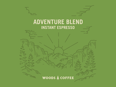 Adventure Blend adventure blend coffee instant espresso mountains sunrise sunset trees