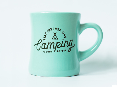 Stay Intense Like Camping camping intense mug teepee
