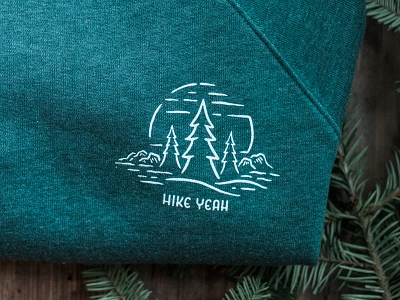 Hike Yeah Crewneck hiking mountain