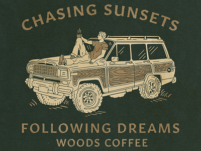 Chasing Sunsets Hoodie by Van Berkemeyer on Dribbble