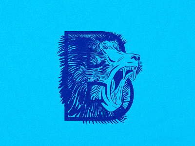 B for Baboon 36daysoftype alphabet animal animal art animal logo b baboon blue digital art digital illustration digital painting illustration illustration art illustrations illustrator letter nature type typography wildlife