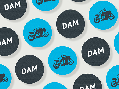 DAM Logo Design bike biker brand brand identity branding branding design illustration logo logo design logodesign logos logoset logotype motor motor sport motorbike motorbikes motorcycle motorcycles motorsport