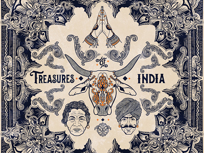 Treasures of India Cover Design