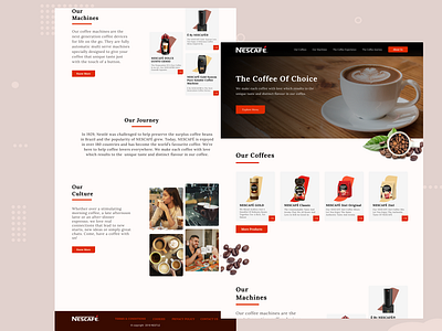 Nescafe Landing Page