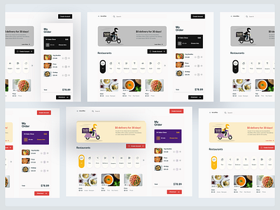 Restaurant - Web Design black and white brand brand design branding design figma food minimalist restaurant restaurant app trending ui uiux user experience user interface ux webdesign