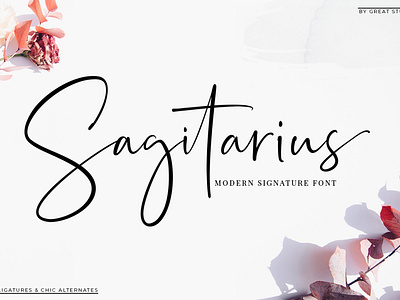 Sagitarius Signature font