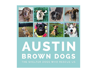 Austin Brown Dogs book cover book design layout design publication design typography
