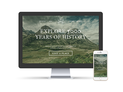 Historic Scotland interactive branding identity design interactive typography web design