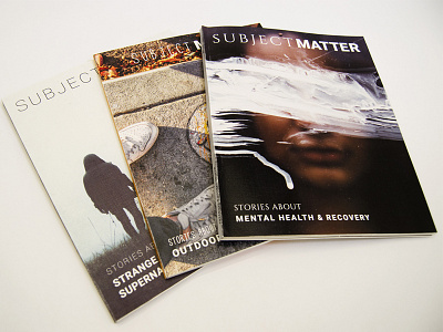 Subject Matter book cover book design editorial design layout design magazine design publication design typography