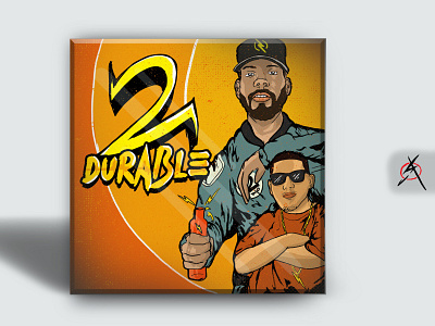 2 durable project branding cd cover cover artwork cover design digital illustration drawing illustration poster vector wpap