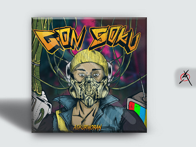 gon soku project branding cover cover artwork cover design cyber cyberpunk drawing illustration poster vector wpap